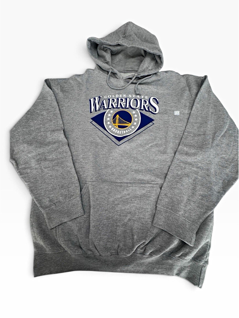 NBA Golden State Warriors Gray Pullover Hoodie Sweatshirt, XL, Basketball NWOT